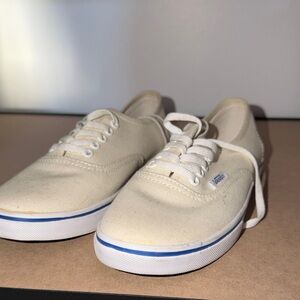 Vans Off-White Canvas Sneakers